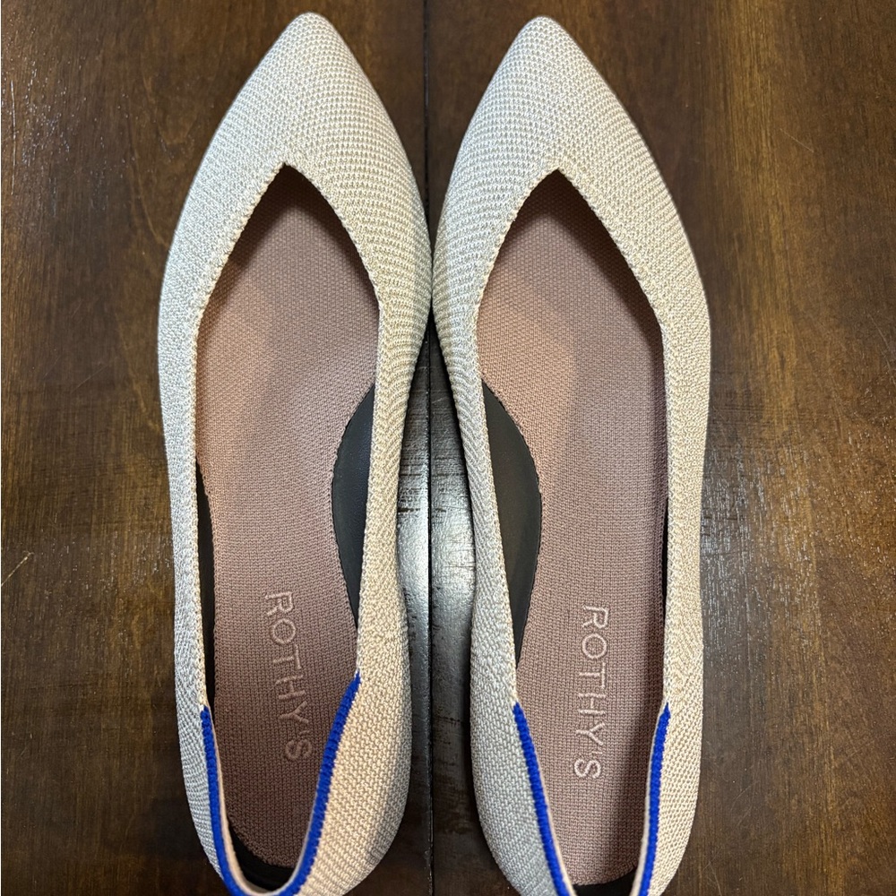 Rothy’s The Point II size 8 in Diamond Twill